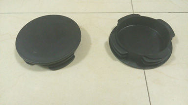Plastic ending cap for traffic sign pole 01
